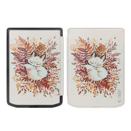 Tech-Protect SmartCase dėklas, skirtas PocketBook Verse / Verse Pro - smėlio spalvos