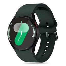 Tech-Protect silikoninis dirželis, skirtas Samsung Galaxy Watch 4/ 5/ 5 Pro/ 6/ 7/ FE – žalias