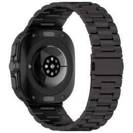 Tech-Protect nerūdijančio plieno apyrankė, skirta Samsung Galaxy Watch Ultra (47 mm) - juoda