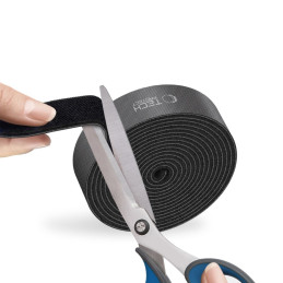 Tech-Protect Velcro Cable 3m kabelių laikiklis - juodas