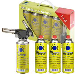 Universalus maitinimo dujinis degiklis Creme Brulle 1kW SET