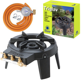 Pramoninė dujinė taburetė, 3 degiklių TRIGLAV 9kW