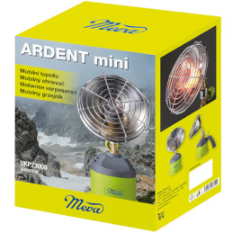 ARDENT MINI turistinis radiatorius, saulės radiatorius 1kW dujų kasetei