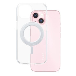 CARE by PanzerGlass Kickstand Dėklas MagSafe, skirtas iPhone 15 – sidabrinis