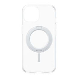 CARE by PanzerGlass Kickstand Dėklas MagSafe, skirtas iPhone 15 – sidabrinis