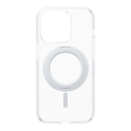 CARE by PanzerGlass Kickstand Case MagSafe, skirtas iPhone 15 Pro – sidabrinis
