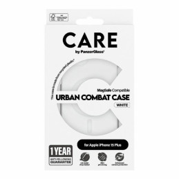 CARE by PanzerGlass Urban Combat Case MagSafe dėklas iPhone 15 Plus - baltas