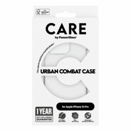 CARE by PanzerGlass Urban Combat Case iPhone 15 Pro - skaidrus