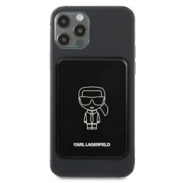 Karl Lagerfeld 3000mAh indukcinis maitinimo blokas su MagSafe - juodas
