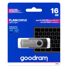 16 GB USB 3.2 Gen 1 UTS3 Goodram atmintinė – juoda