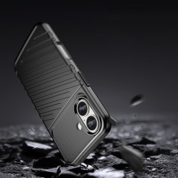 Thunder Case silikoninis dėklas iPhone 16 - juodas