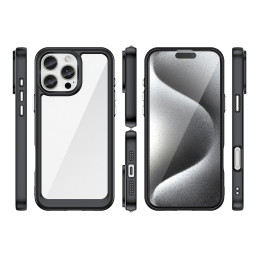 Outer Space Dėklas su gelio rėmeliu iPhone 16 Pro - juodas