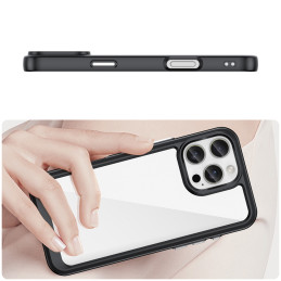 Outer Space Dėklas su gelio rėmeliu iPhone 16 Pro - juodas