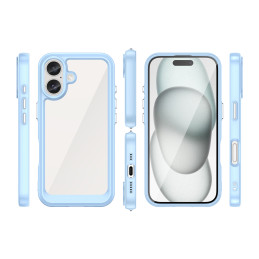 Outer Space Dėklas su gelio rėmeliu iPhone 16 Plus - mėlynas