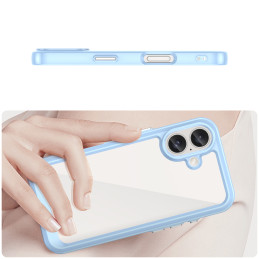 Outer Space Dėklas su gelio rėmeliu iPhone 16 Plus - mėlynas