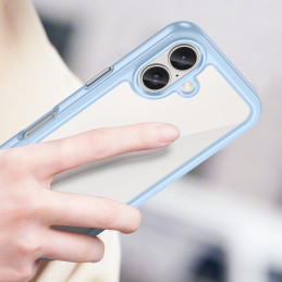 Outer Space Dėklas su gelio rėmeliu iPhone 16 Plus - mėlynas