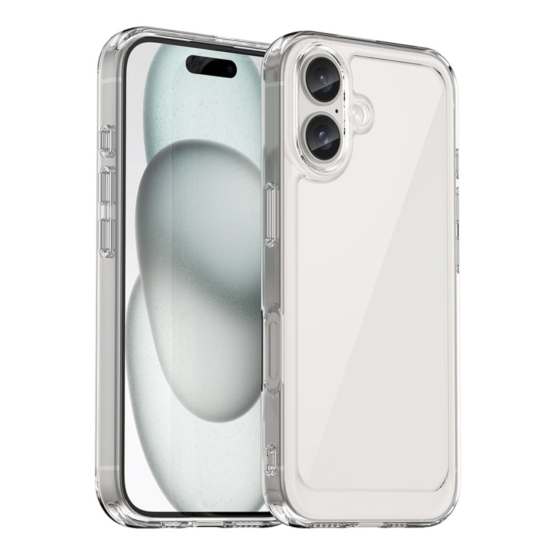 Outer Space Case su gelio rėmeliu iPhone 16 Plus - skaidrus