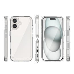 Outer Space Case su gelio rėmeliu iPhone 16 Plus - skaidrus