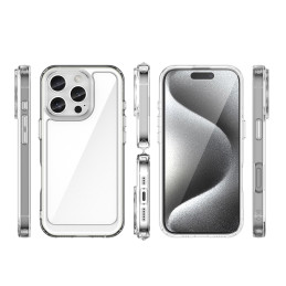 Outer Space Case su gelio rėmeliu iPhone 16 Pro - skaidrus