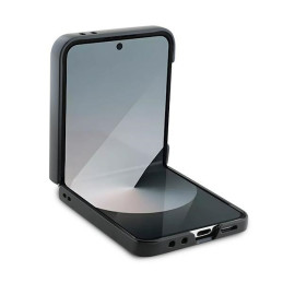 BMW Carbon Blue Line dėklas, skirtas Samsung Galaxy Z Flip 6 - juodas