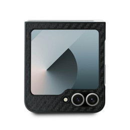 BMW Carbon Tricolor dėklas, skirtas Samsung Galaxy Z Flip 6 - juodas