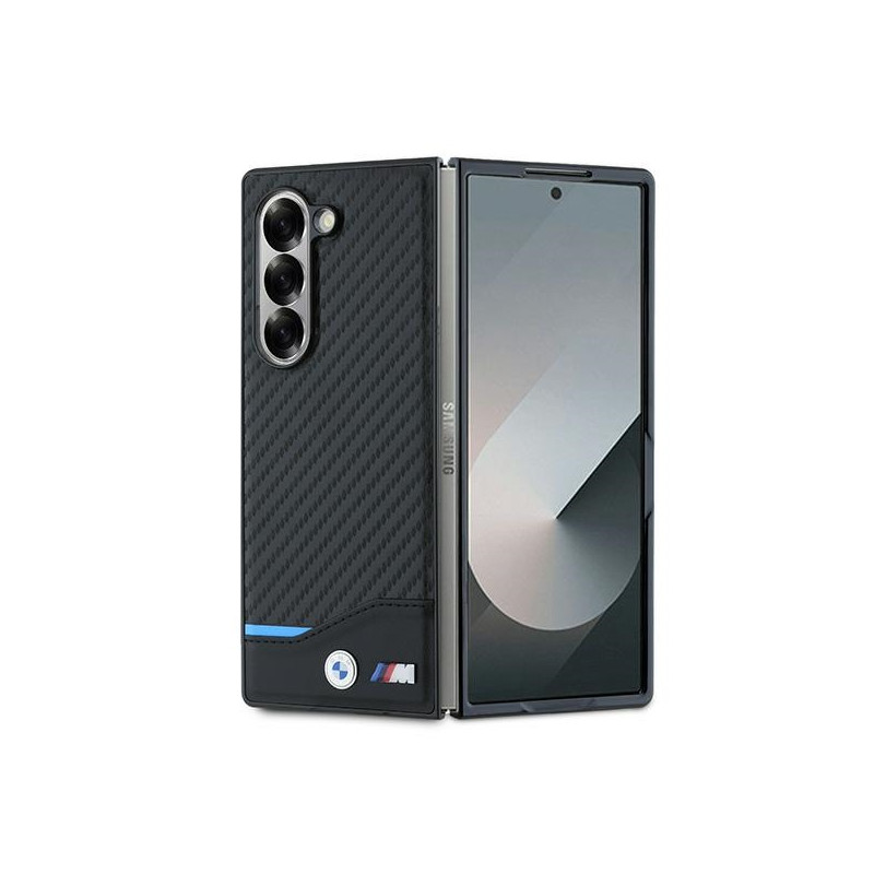 BMW Magsafe Carbon dėklas, skirtas Samsung Galaxy Z Fold 6 - juodas