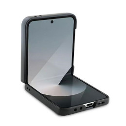 DKNY „Samsung Galxy Z Flip 6“ languotas raštas su spausdintomis juostelėmis - smėlio spalvos