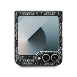 DKNY „Samsung Galaxy Z Flip 6“ languotas raštas su spausdintomis juostelėmis - juodas
