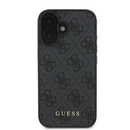 Guess 4G Classic dėklas, skirtas iPhone 16 Plus - juodas