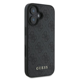Guess 4G Classic dėklas, skirtas iPhone 16 Plus - juodas
