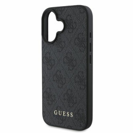 Guess 4G Classic dėklas iPhone 16 - juodas