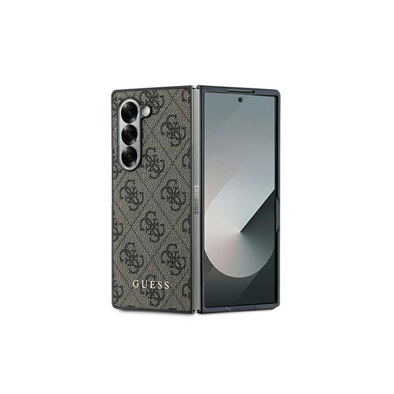 Guess 4G dėklas, skirtas Samsung Galaxy Z Fold 6 - rudas