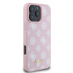 Guess Peony Script MagSafe dėklas iPhone 16 Pro Max - rožinis