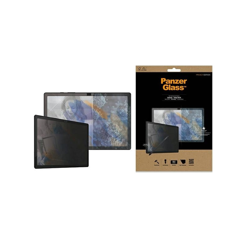 PanzerGlass E2E antibakterinis grūdintas stiklas, skirtas Samsung Galaxy Tab A8