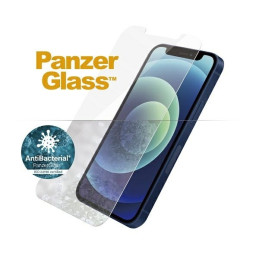 PanzerGlass Standard Super+ antibakterinis grūdintas stiklas skirtas iPhone 12 Mini