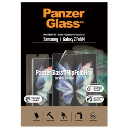 PanzerGlass Classic Fit Ultra-Wide antibakterinis grūdintas stiklas, skirtas Samsung Galaxy Z Fold4