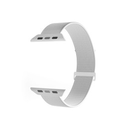 „Puro Sport“ nailoninis dirželis, skirtas Apple Watch 42 / 44 / 45 / 49 mm – baltas