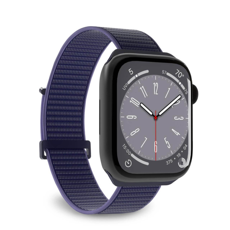 „Puro Sport“ nailoninis dirželis, skirtas „Apple Watch“ 42 / 44 / 45 / 49 mm – mėlynas
