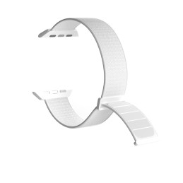 Puro Sport nailoninis dirželis Apple Watch 38 / 40 / 41 mm - baltas