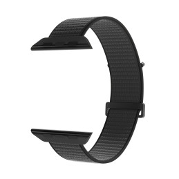 Puro Sport nailoninis dirželis Apple Watch 38 / 40 / 41 mm - juodas