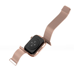 Puro Milanese nerūdijančio plieno dirželis Apple Watch 38 / 40 / 41 mm - rožinė