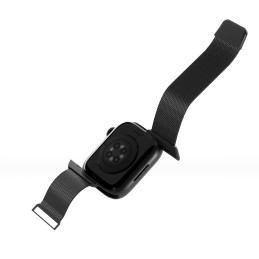Puro Milanese nerūdijančio plieno dirželis Apple Watch 38 / 40 / 41 mm - juodas