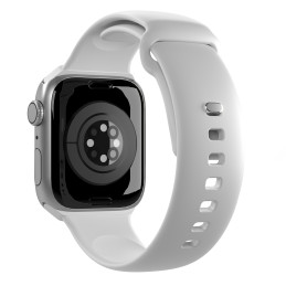 Puro Icon silikoninis dirželis Apple Watch 42 / 44 / 45 / 49 mm - baltas (2 vnt.)
