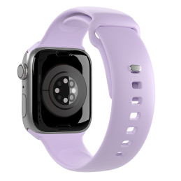 Puro Icon silikoninis dirželis Apple Watch 42 / 44 / 45 / 49 mm - levandų spalvos (2 vnt.)