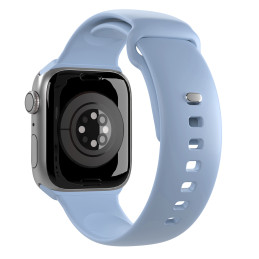 Puro Icon silikoninis dirželis Apple Watch 42 / 44 / 45 / 49 mm - šviesiai mėlynas (2 vnt.)
