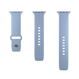 „Puro Icon“ silikoninis dirželis, skirtas Apple Watch 38 / 40 / 41 mm – šviesiai mėlynas (2 vnt.)