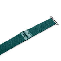 „Puro Loop“ nailoninis dirželis, skirtas „Apple Watch“ 42 / 44 / 45 / 49 mm – tamsiai žalias