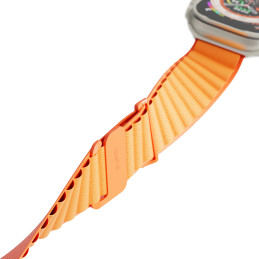 „Puro Extreme“ nailoninis dirželis, skirtas „Apple Watch“ 42 / 44 / 45 / 49 mm – oranžinis