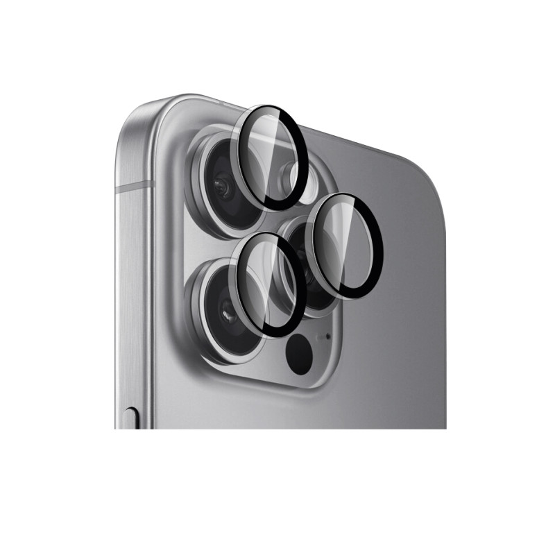 „Puro Individual Camera Lens“ grūdintas stiklas, skirtas fotoaparato objektyvui, skirtas „iPhone 16 Pro“ / „iPhone 16 Pr...