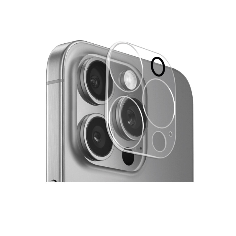 Puro Camera grūdintas stiklas kameros salai, skirtas iPhone 16 Pro / iPhone 16 Pro Max